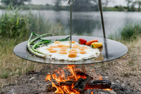 Petromax Hanging Fire Bowl for Cooking Tripod 